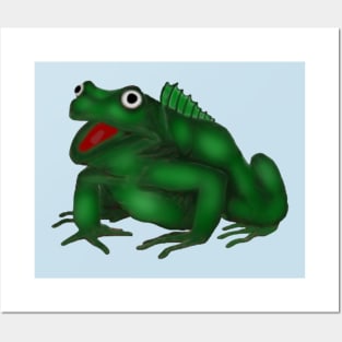 Frogger the Dragon Frog Posters and Art